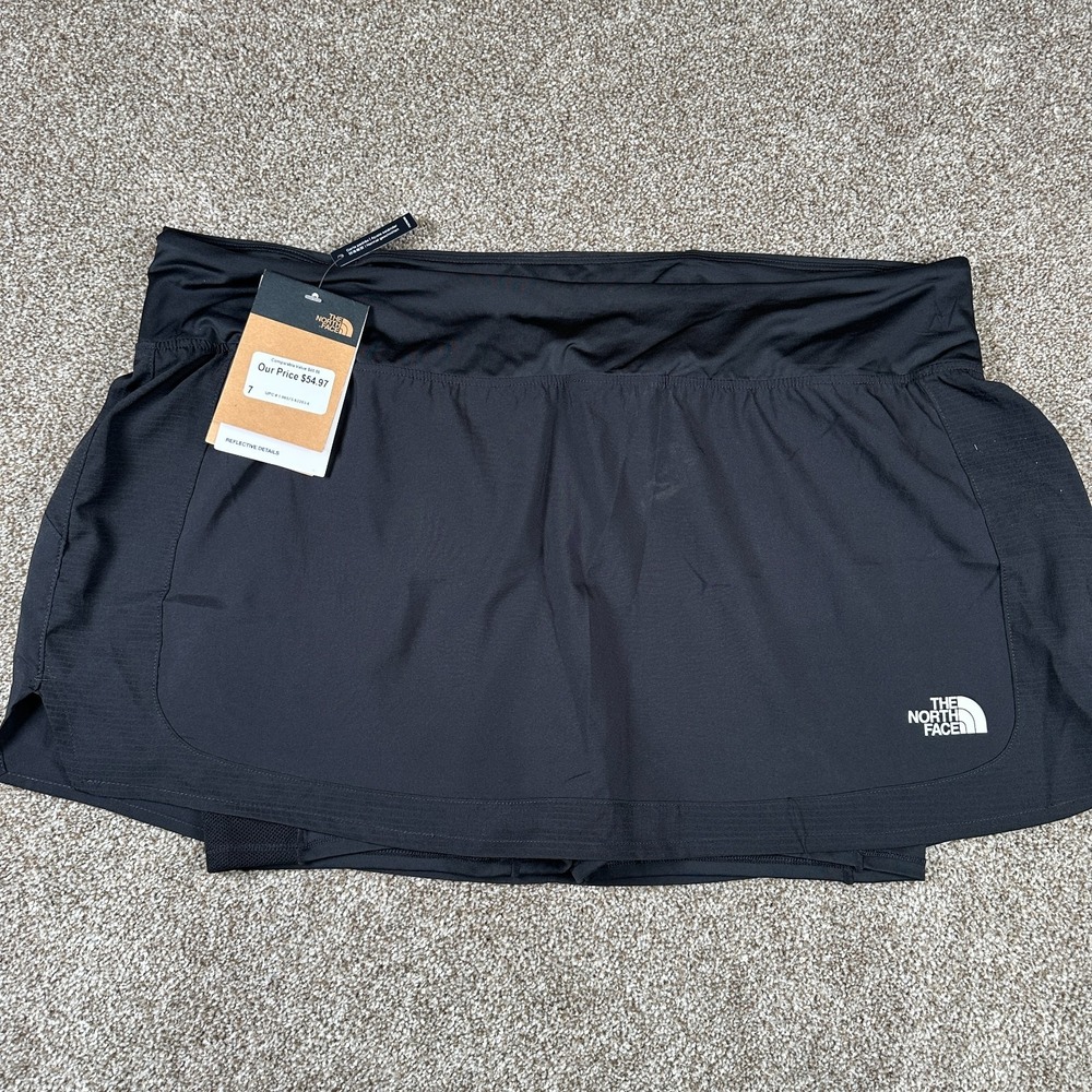 The North Face Women Sunriser Skort Black Size XXL Elastic Waist Pockets NWT - Picture 8 of 9